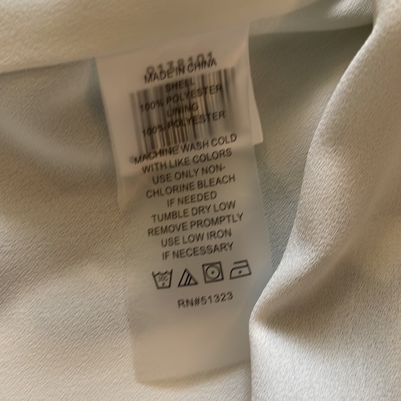 Vince Camuto Tropical Palm Print Wrap Blouse - Picture 4 of 4